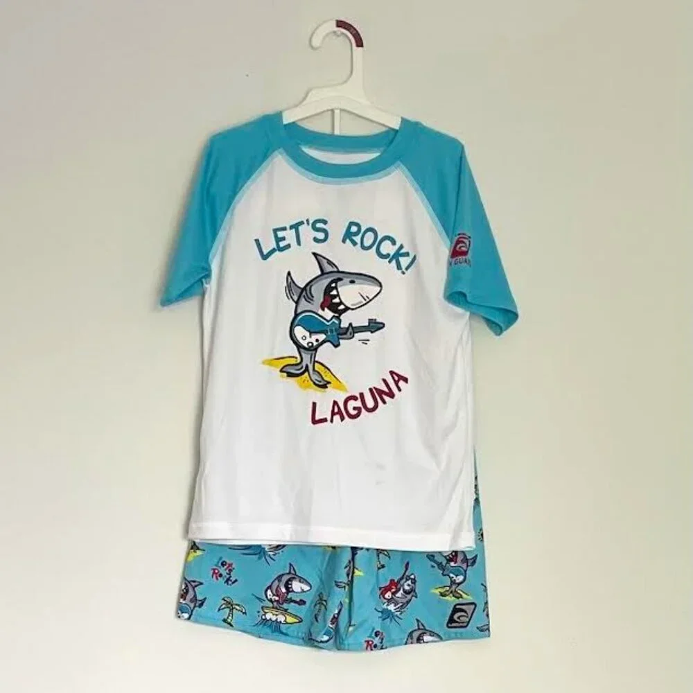 Laguna Boys Swim Set – T-Shirt & Shorts (Size 7)